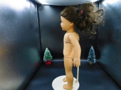 ag brunette blue jacket nude a